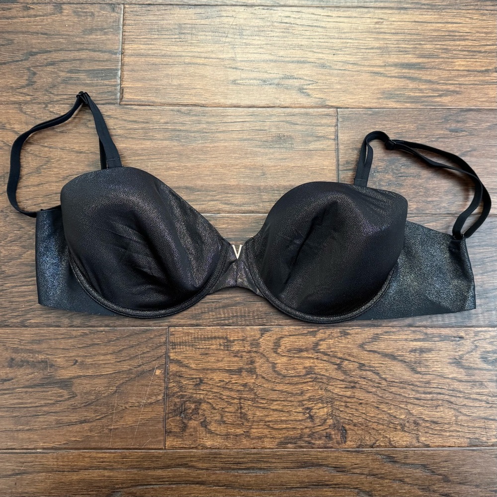 Victoria’s Secret black shimmer multi way bra - 34DDD